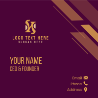 Royal Letter H Business Card Design