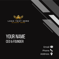 Wing Car Automobile Business Card Design