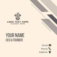 Engine Maintenance Workshop Business Card Design