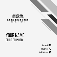 Delivery Fleet Vehicle Business Card Design