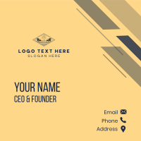 Lamp Chair Furniture Business Card Design