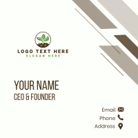 Plant Organic Botanical Business Card Design