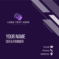 Tech Artificial Intelligence  Business Card Design