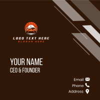 Vehicle Detailing Garage Business Card Design