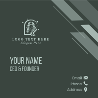 Nature Stylist Lady  Business Card Design