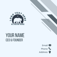 Wildlife Polar Bear Business Card Design