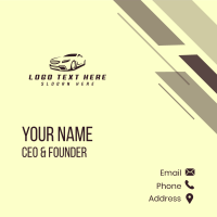 Car Auto Vehicle Business Card Design