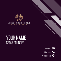 Elegant Boutique Letter T Business Card Design