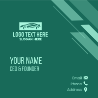 Eco Green Vehicle Business Card Design