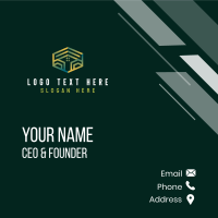 Roofing Construction Maintenance Business Card Design