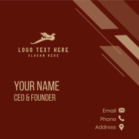 Dragon Viking Ship  Business Card Design