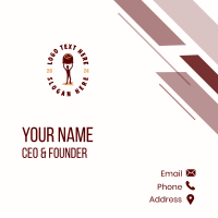 Chocolate Dessert Candy Business Card Design