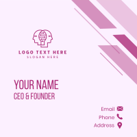 Artificial Intelligence Programming Business Card Design