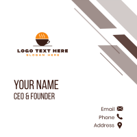 Morning Coffee Business Card Design