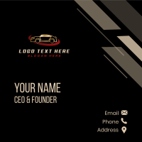 Car Vehicle Garage Business Card Design