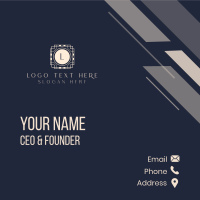 Geometric Luxury Lettermark  Business Card Design