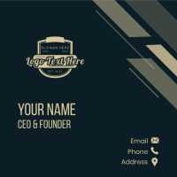  Vintage Boutique Wordmark Business Card Design