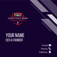 Retro Vehicle Car Business Card Design