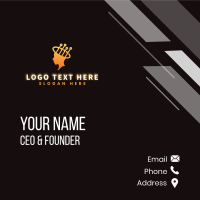 Digital Artificial Intelligence Business Card Design