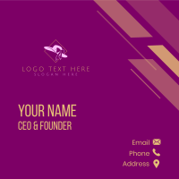 Fashion Sun Hat Business Card Design