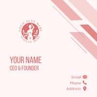 Natural Woman Wellness Business Card Design