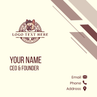 French Bulldog Pet Business Card Design