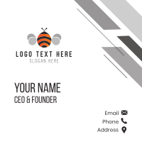 Round Bee Business Card Design