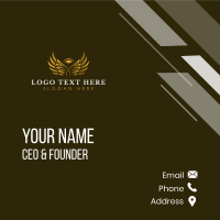 Archangel Wings Spiritual Business Card Design