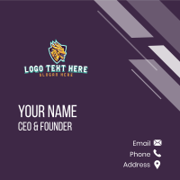 Monster Dragon Character Business Card Design