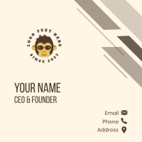 Gaming Monkey Sunglasses  Business Card Design