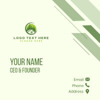 House Tree Landscaping Business Card Design