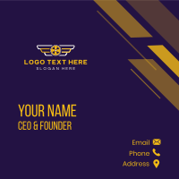 Tire Wings Automotive Business Card Design