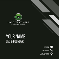 Security Digital Technology Business Card Design