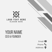 Automotive Lug Wrench Business Card Design