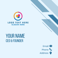 Software Tech Startup  Business Card Design