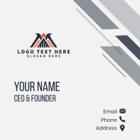 Carpentry Hammer Hardware Business Card Design