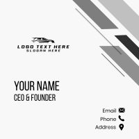 Fast Automotive Vehicle Business Card Design