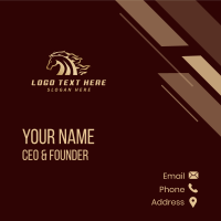 Horse Racing Animal Business Card Design