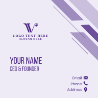 Feminine Beauty Vlogger Business Card Design