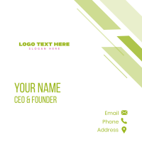 Creative Cartoon Wordmark Business Card Design