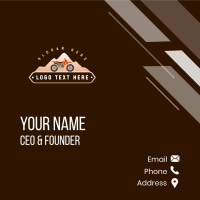 Motorbike Trail Riding Business Card Design