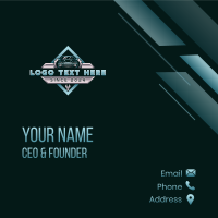 Automotive Garage Mechanic Business Card Design