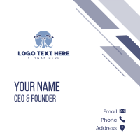 Aerial Drone Racing Business Card Design