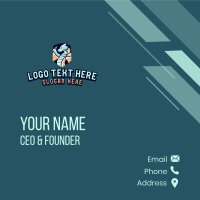 Mythical Dragon Streamer  Business Card Design