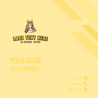 Woman Goddess Gaming Business Card Design