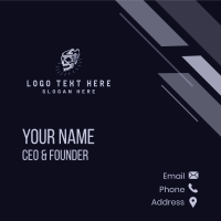 Skull Vape Smoke Business Card Design