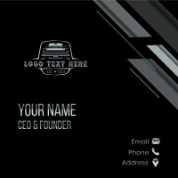 Muscle Car Vehicle Business Card Design