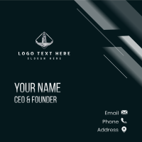 Maritime Anchor Lighthouse Business Card Design