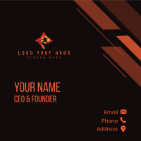 Ninja Assassin Samurai Business Card Design