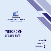 Technology Digital Computer Business Card Design